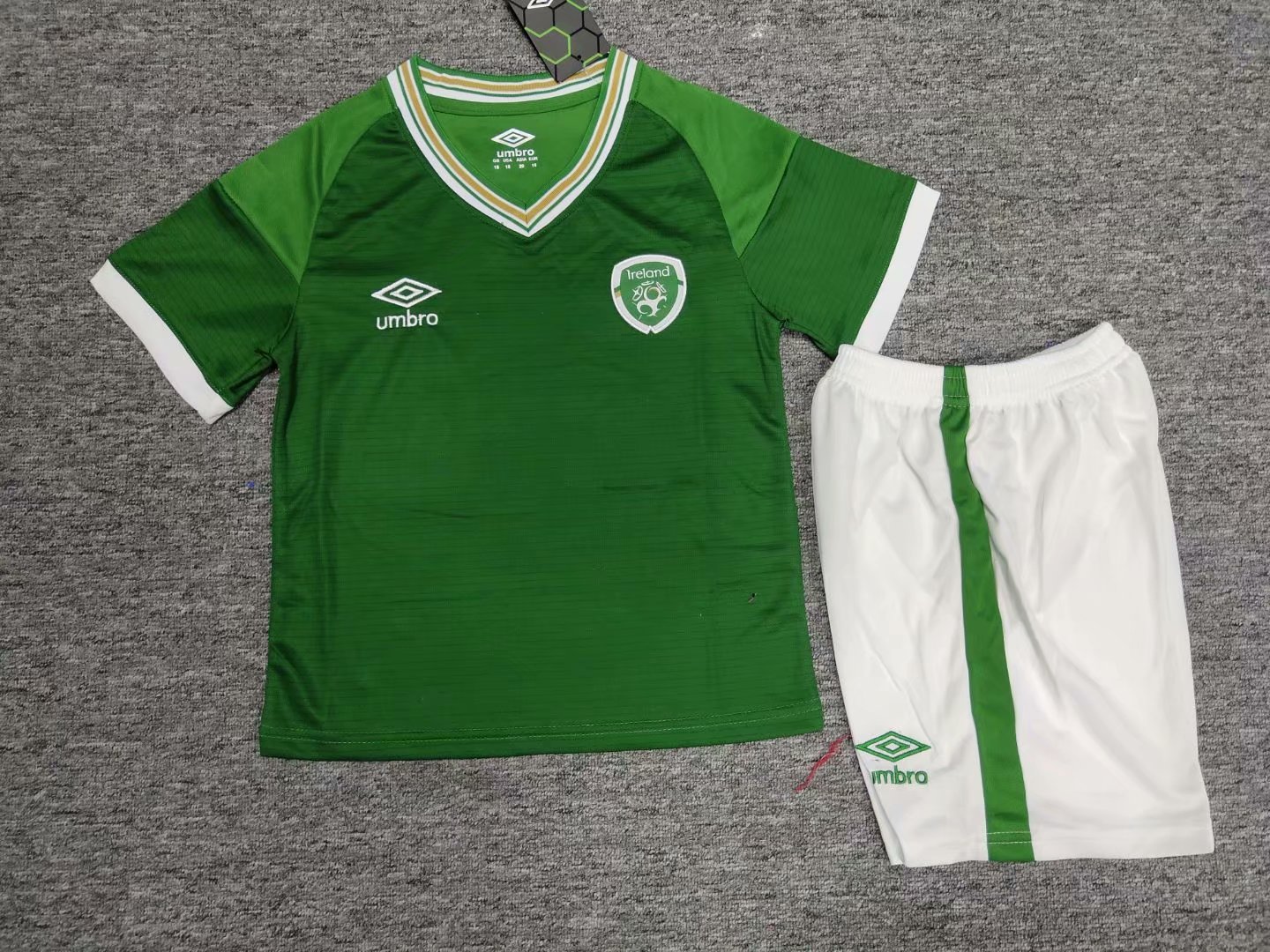Kids-Ireland 20/21 Home Soccer Jersey